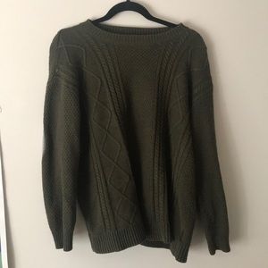 urban outfitters cable knit sweater